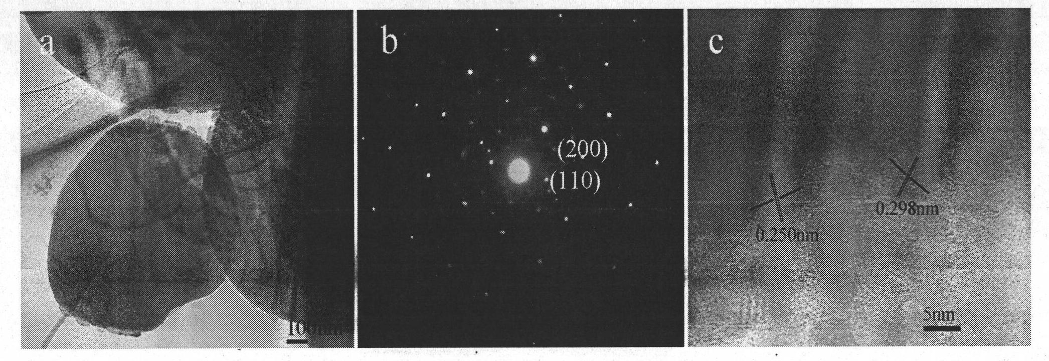 Method for preparing BiOCl monocrystalline nano-chip