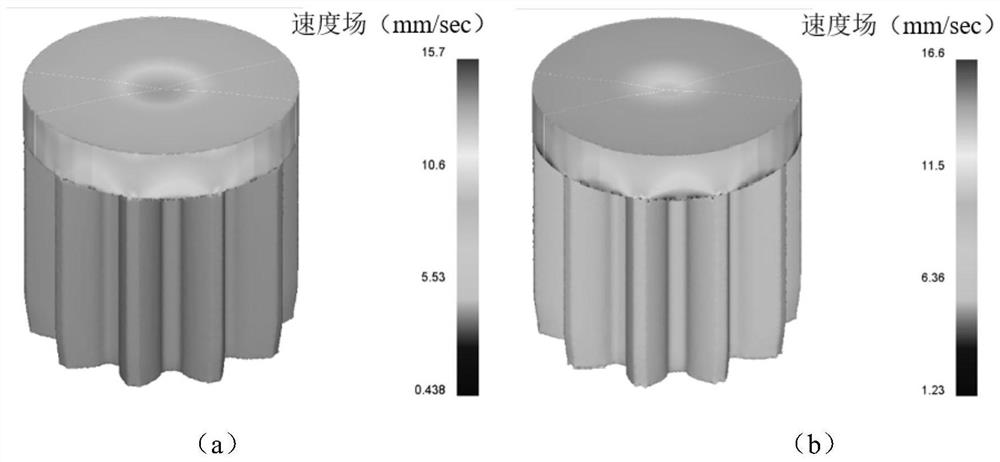 Gear micro-texture flow control cold extrusion forming die and preparation method thereof