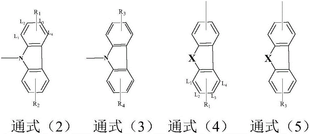 Five-membered ring substituted compound with xanthone as core and use thereof