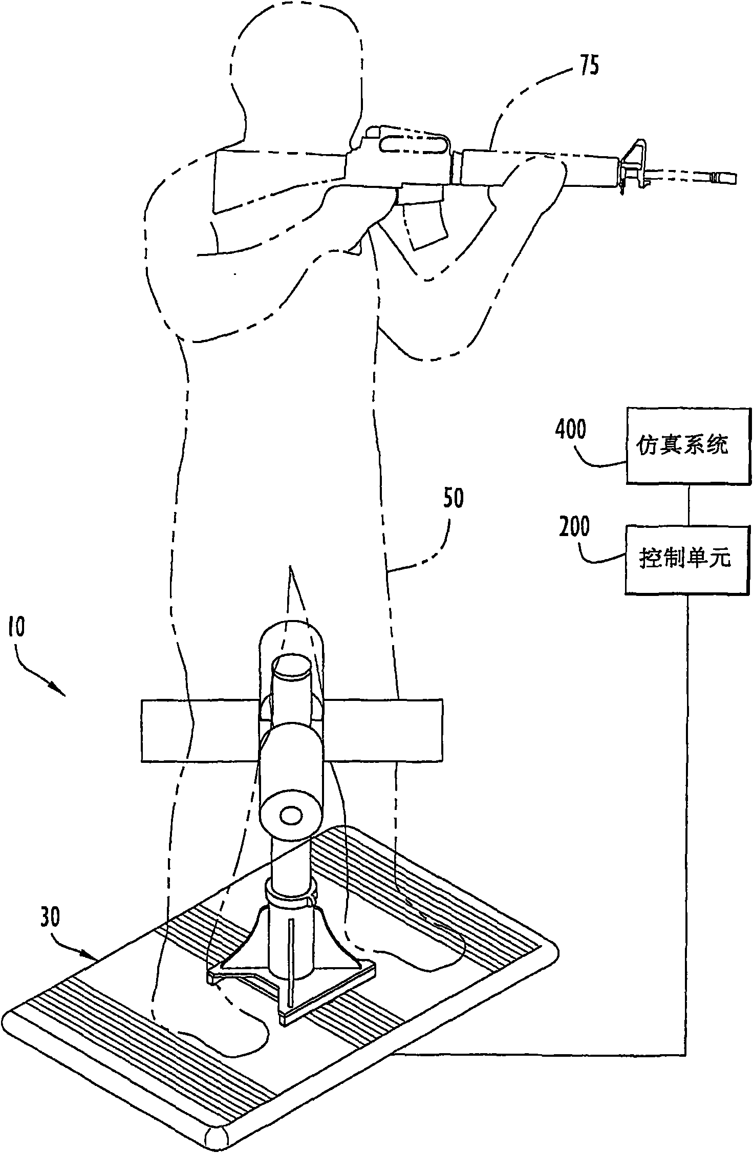 Method and apparatus for operatively controlling a virtual reality scenario with an isometric exercise system