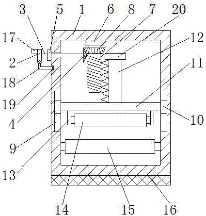 Textile machinery yarn guide device convenient in clamping