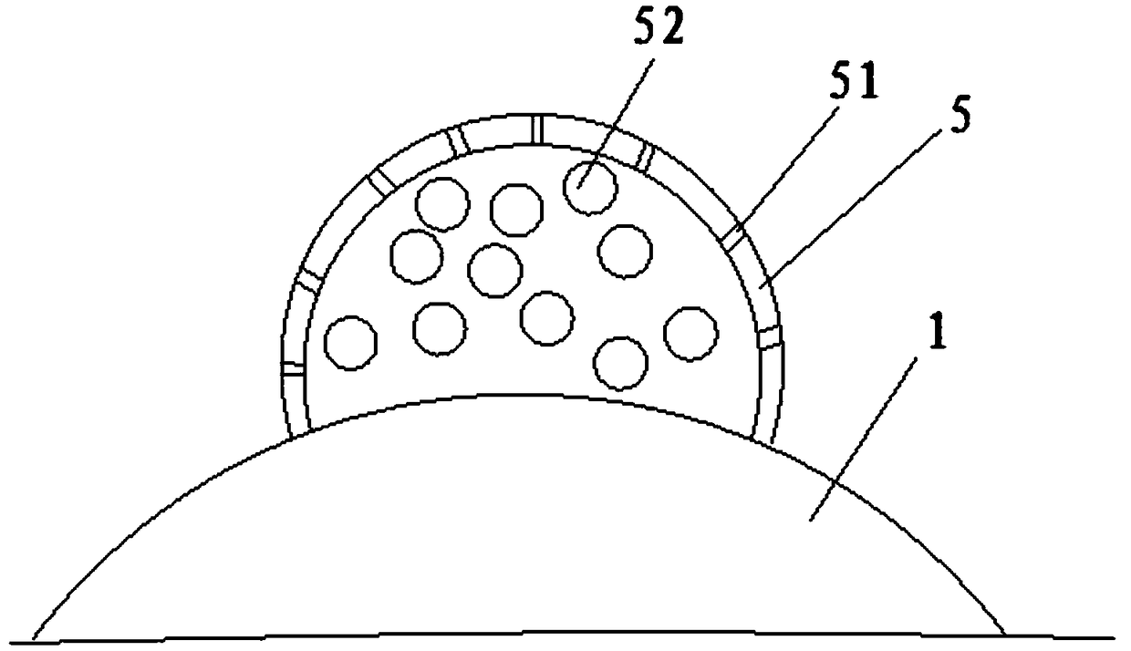 Safe automobile steering wheel