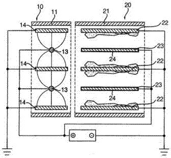 Composite Piezostatic Adsorber System Based on Repulsion and Absorption