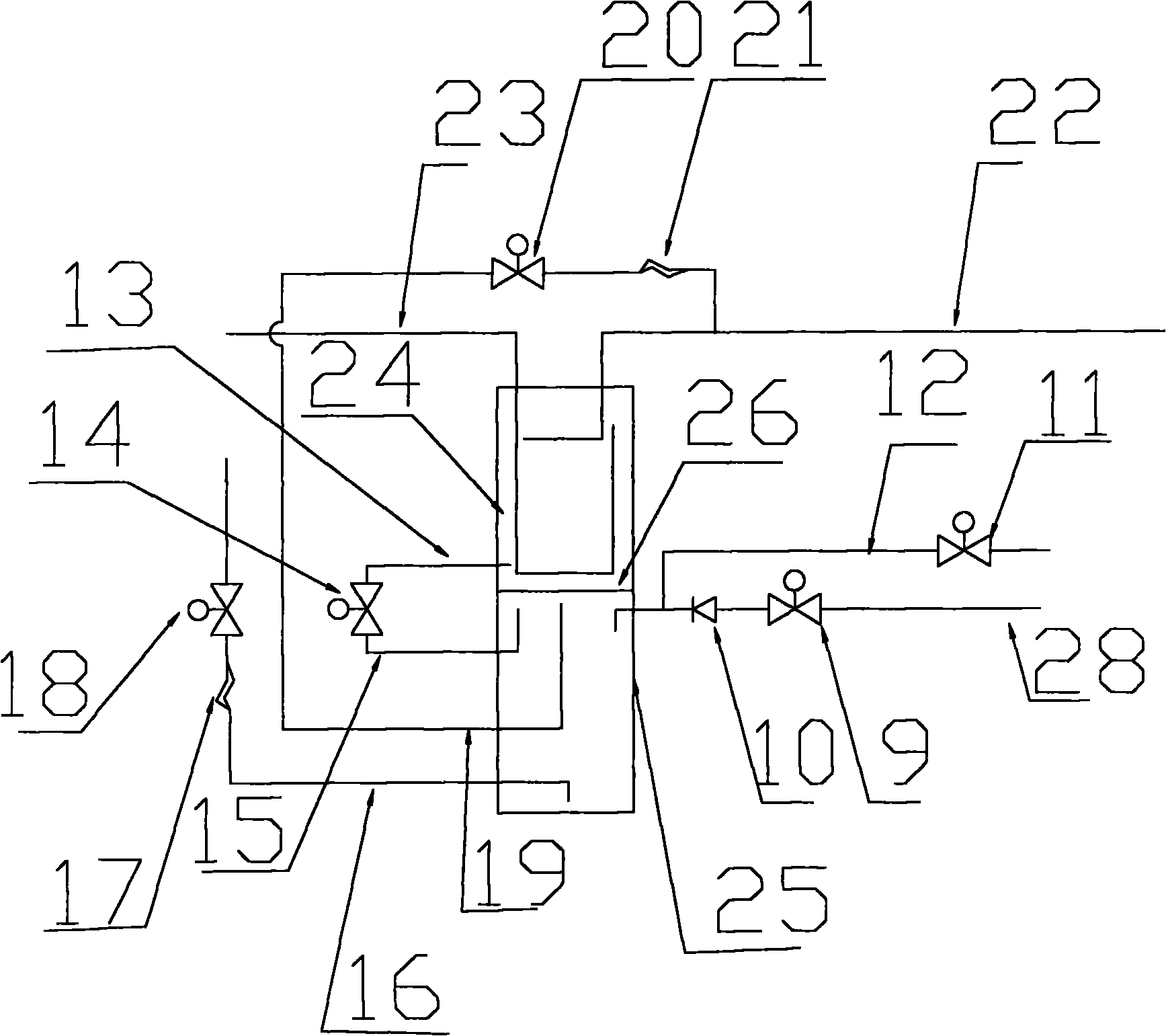 Refrigerant control unit, air conditioner refrigeration system and refrigerant cycle control methods