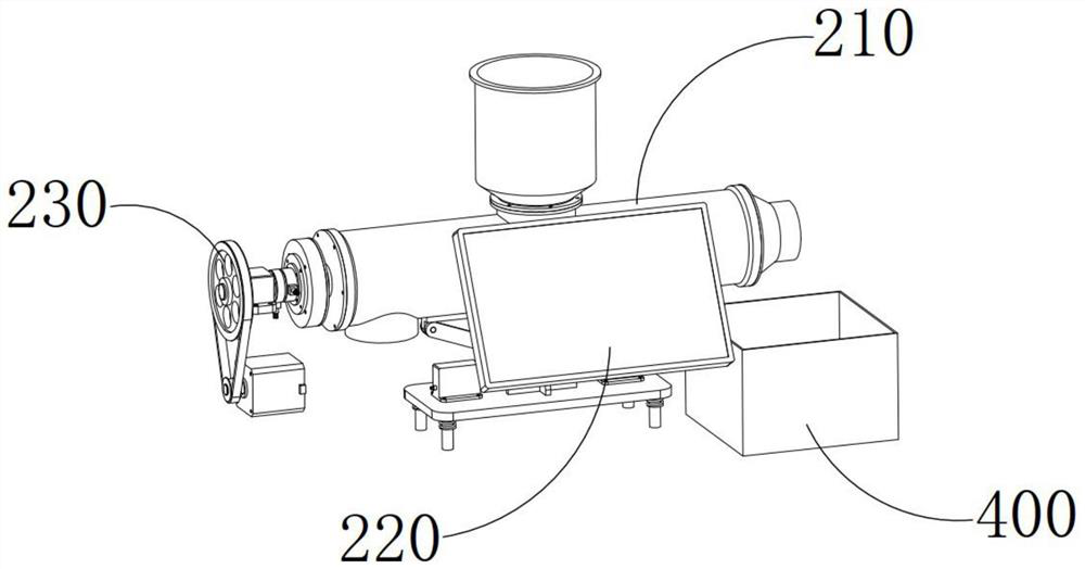 Traditional Chinese medicine quantitative weighing and slow feeding mechanism