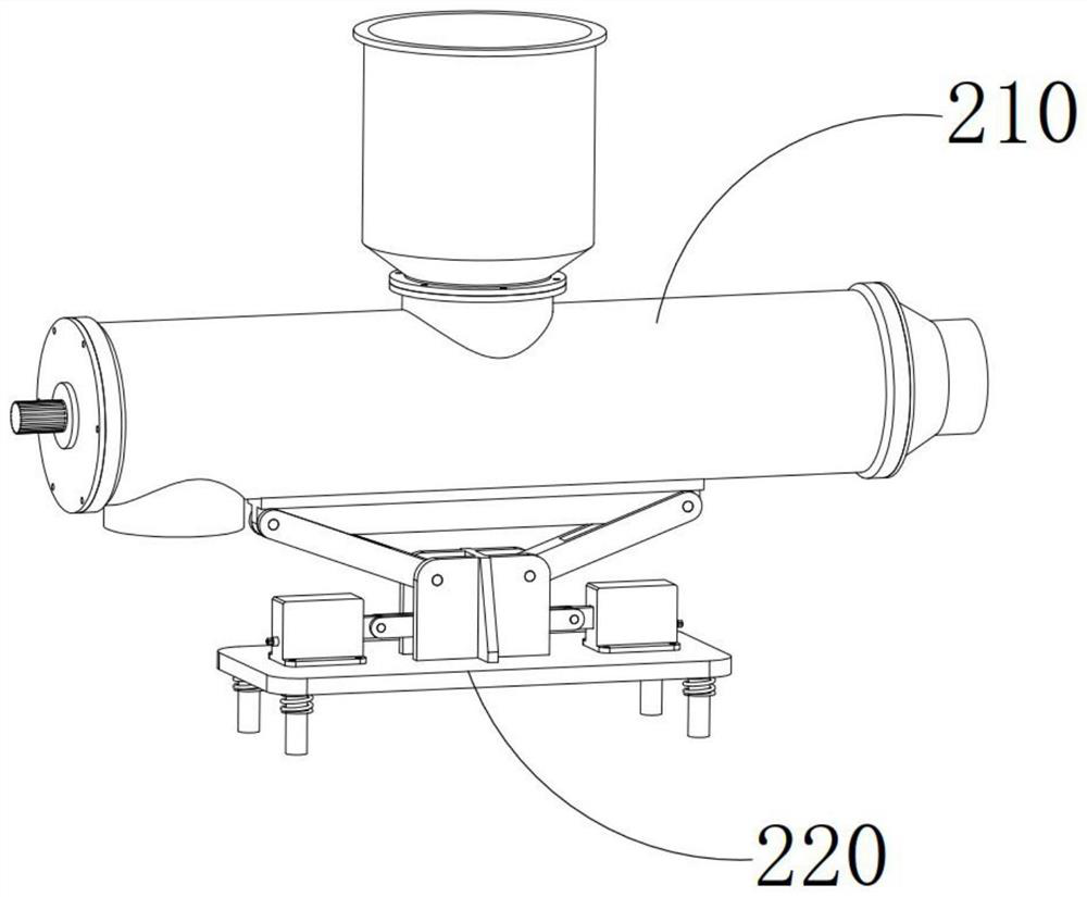 Traditional Chinese medicine quantitative weighing and slow feeding mechanism