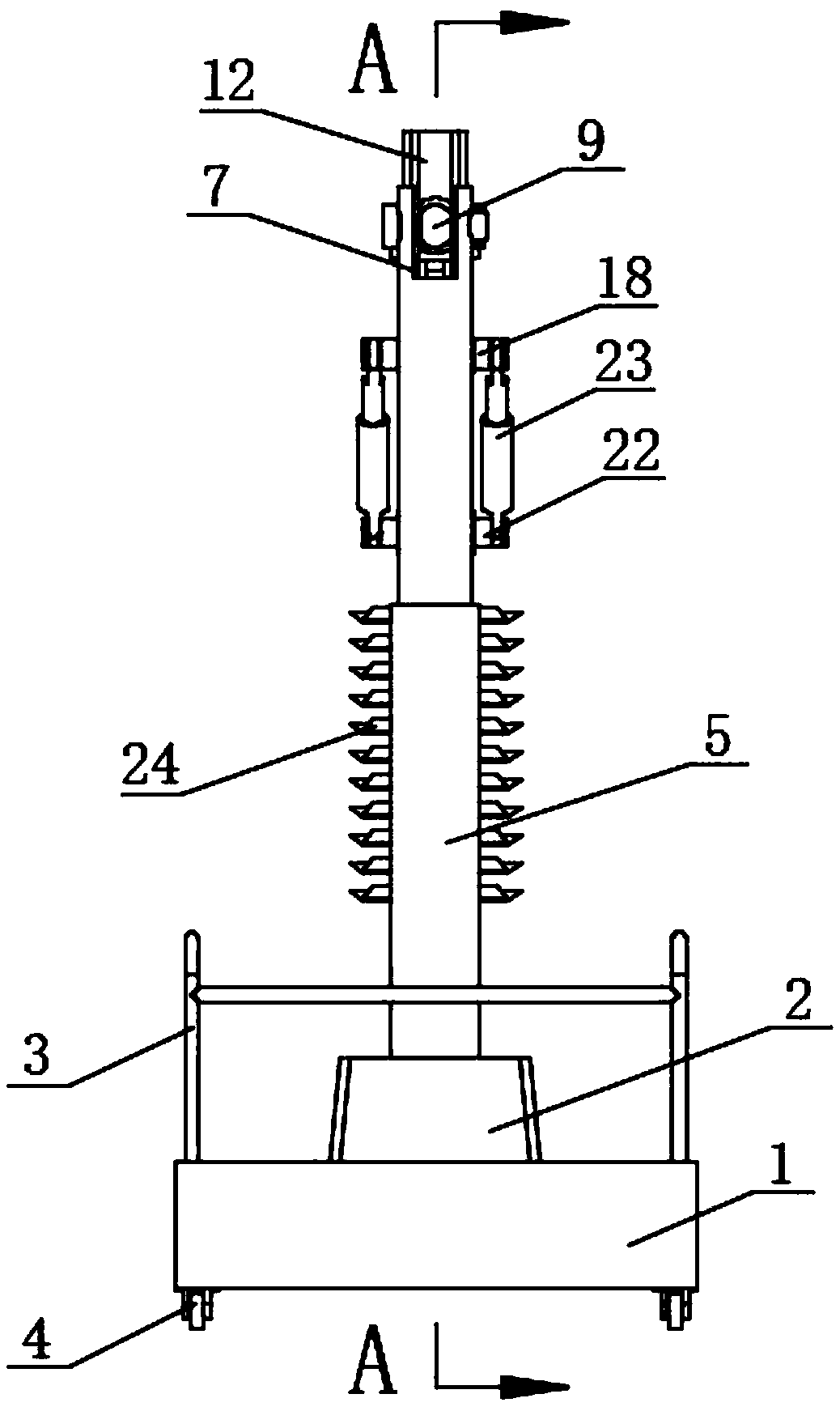 Garden trimming robot capable of being used for trimming various shapes