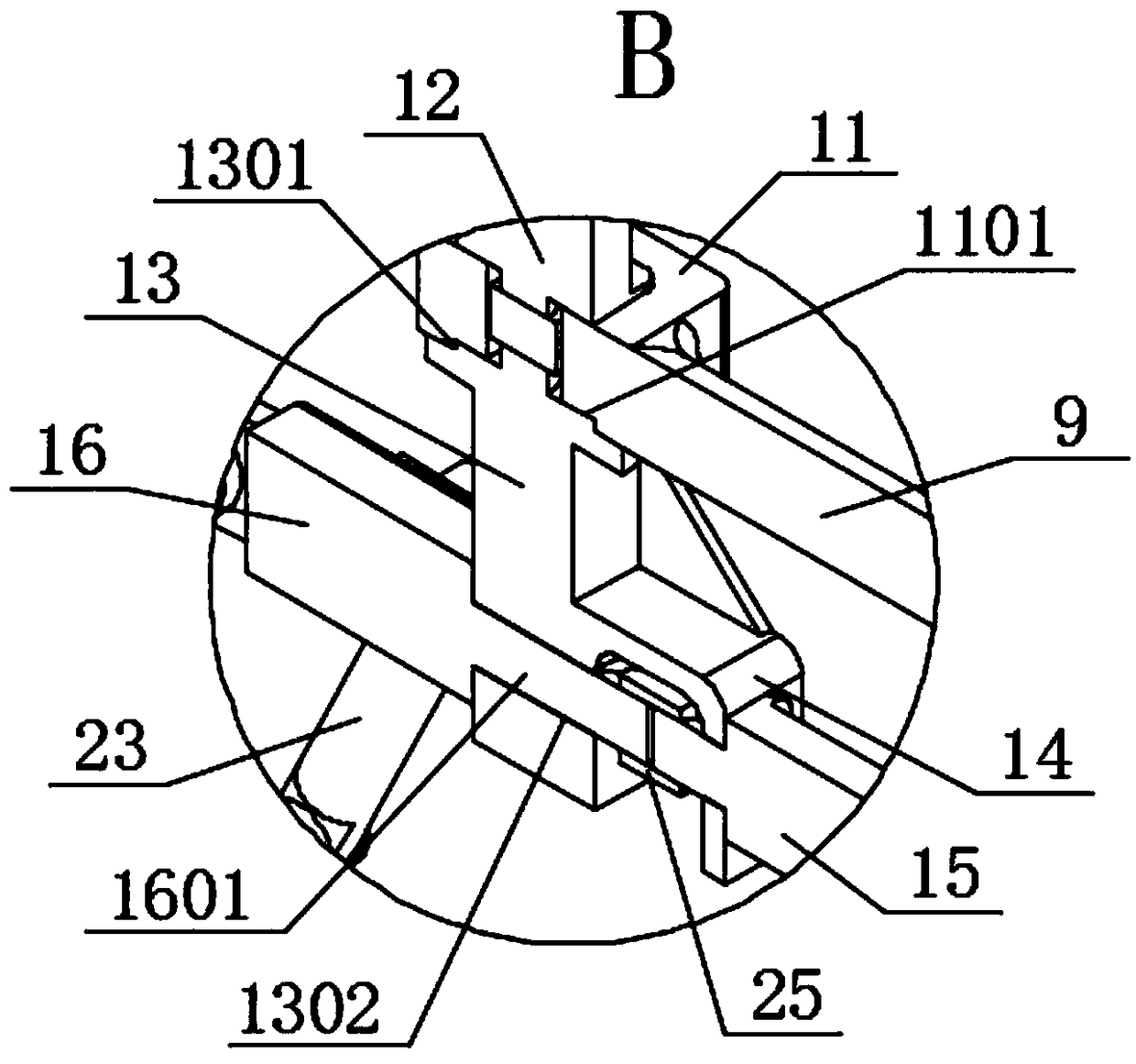 Garden trimming robot capable of being used for trimming various shapes