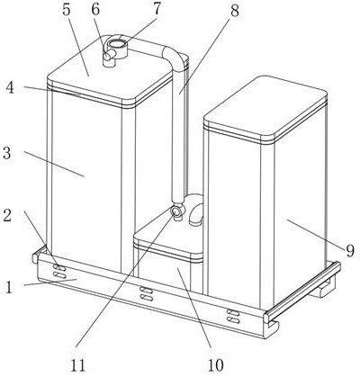 Water tank for oxyhydrogen machine