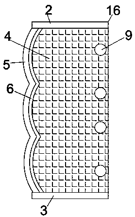 Assembly type light energy dissipation fence