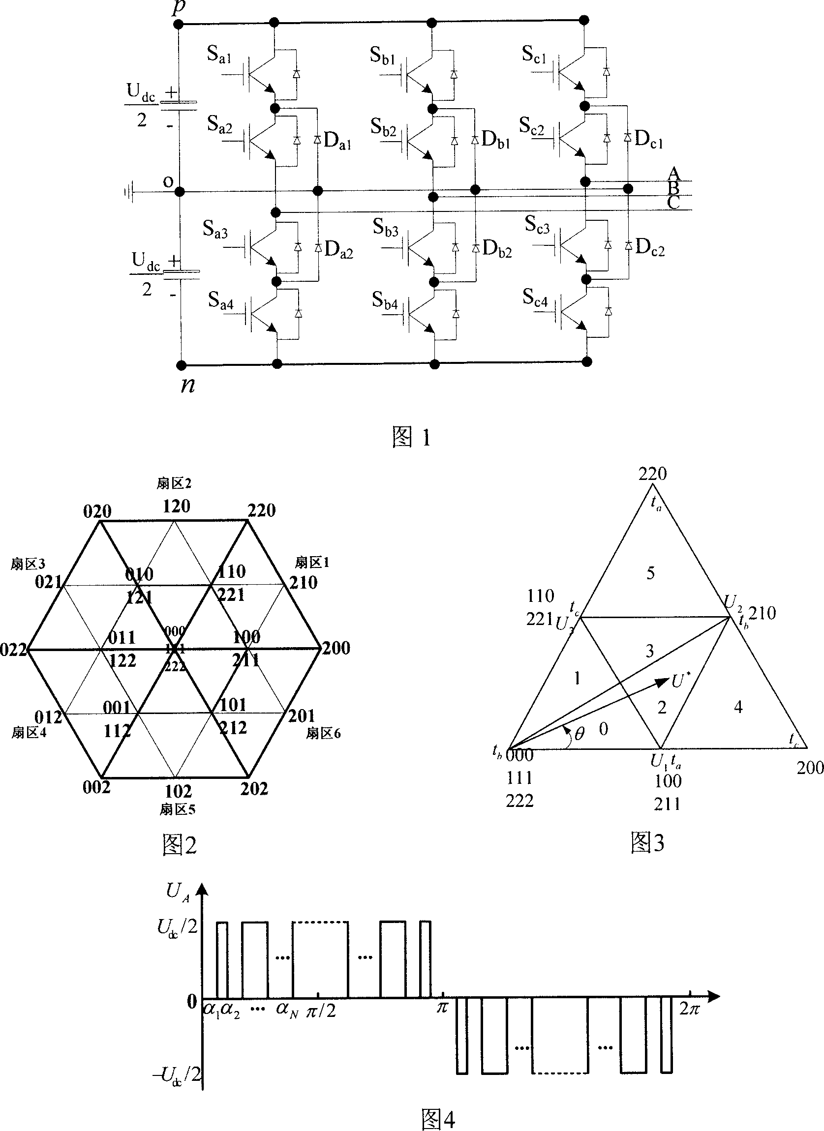 A mixed modulating method for three level high-voltage transducer