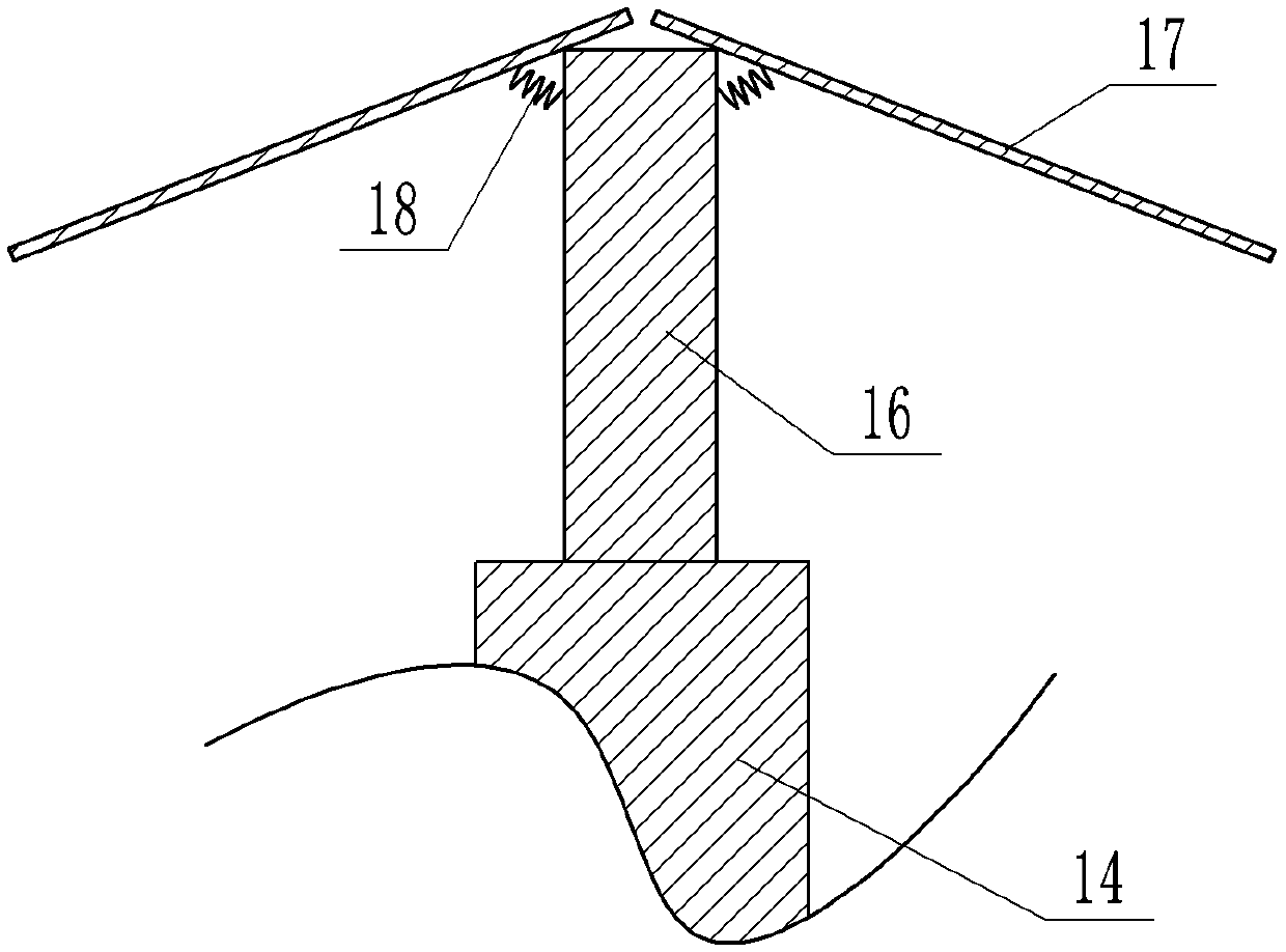 Washing device for knitwear