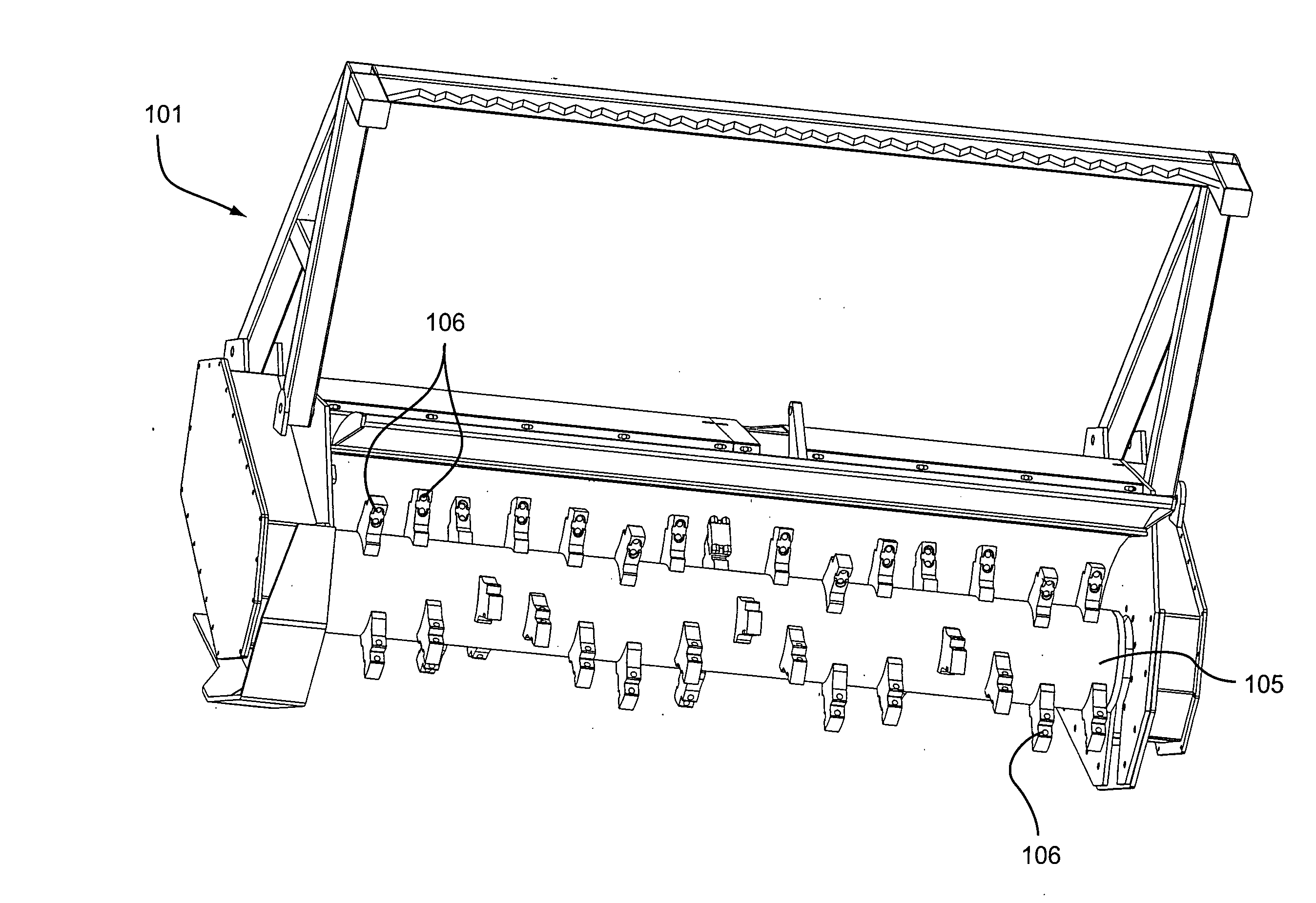 Mulcher apparatus and cutter element and/or tooth assembly therefor