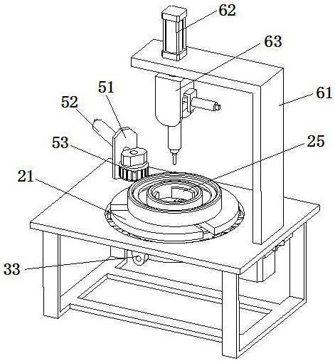 Tire mold automatic punching device