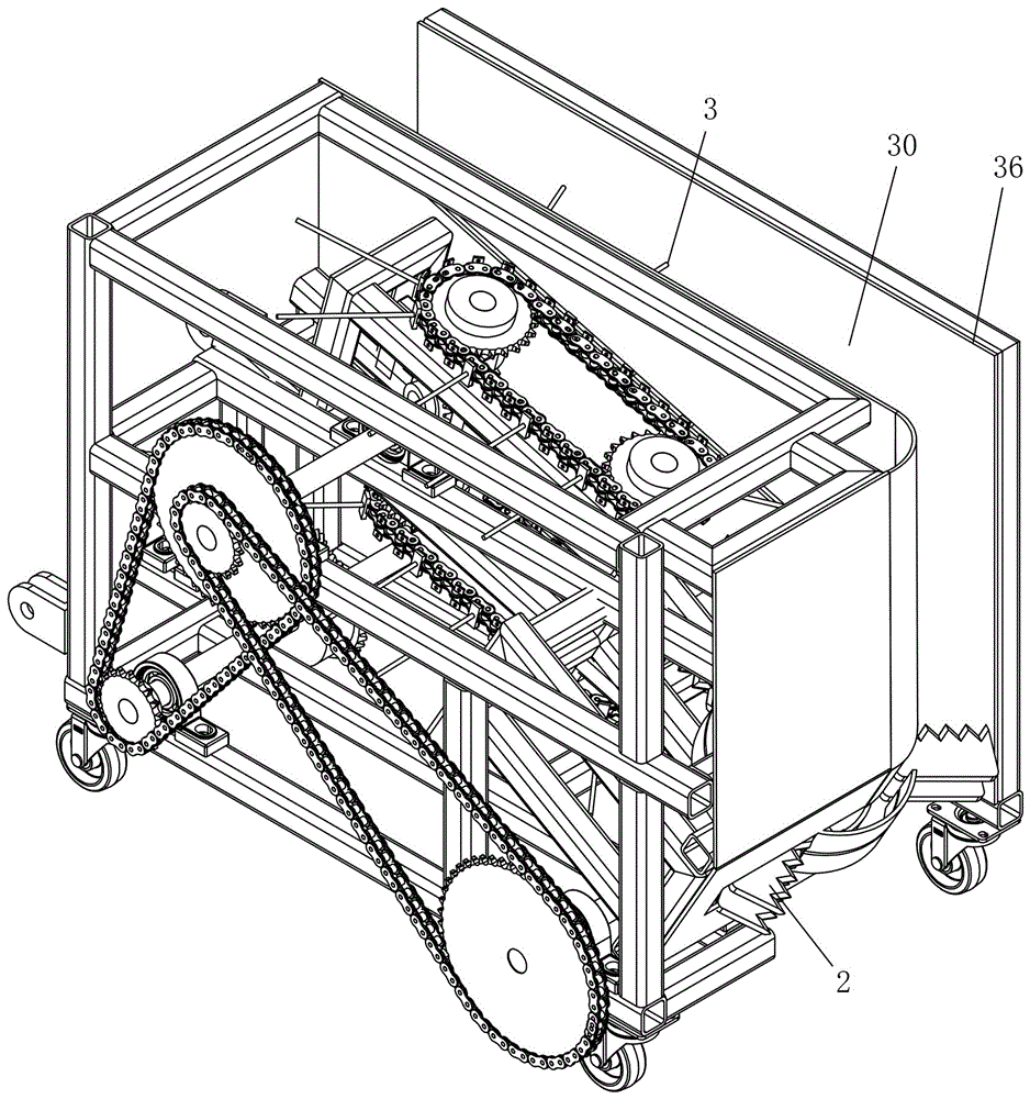 Cotton stalk pulling equipment