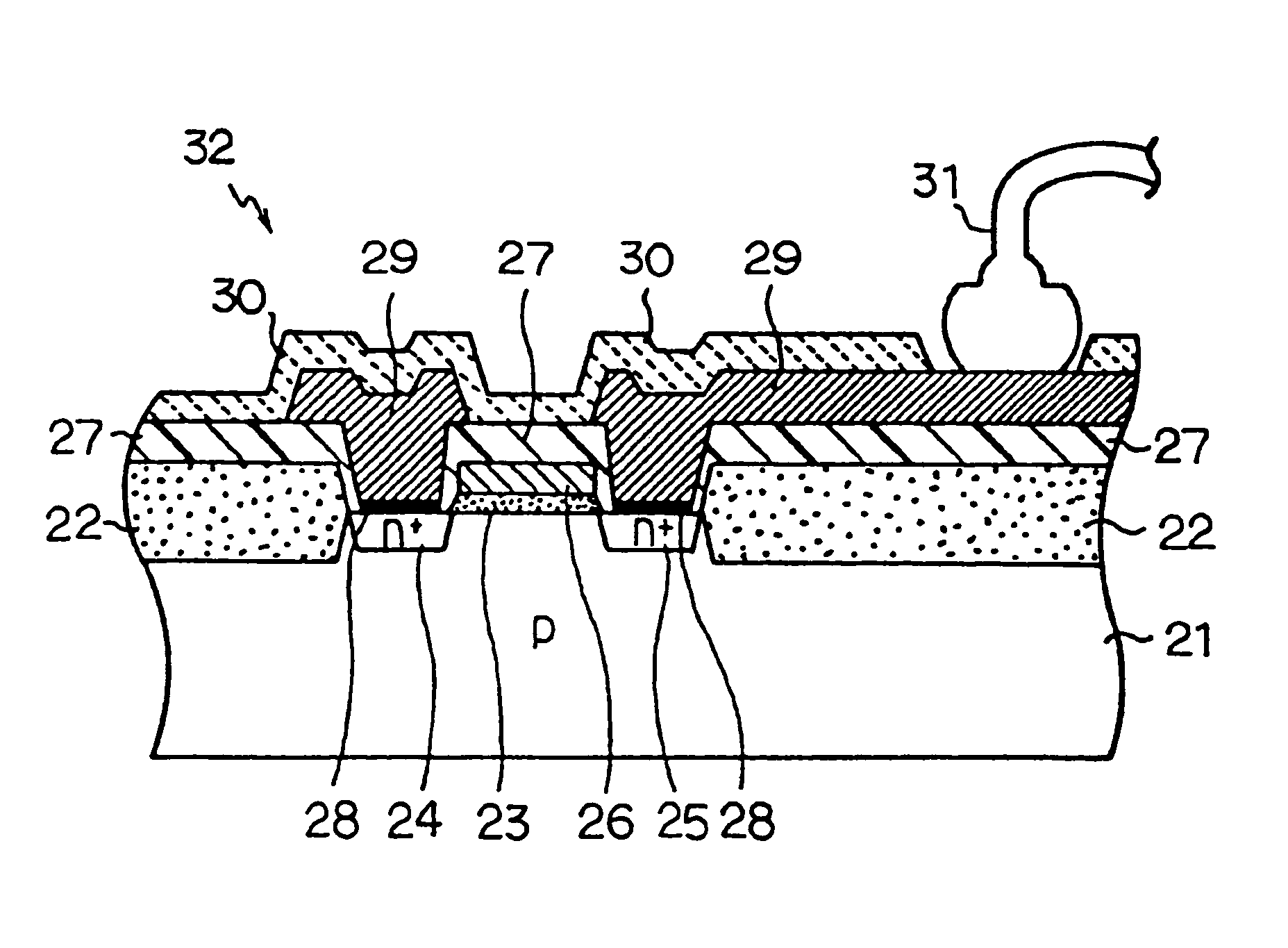 Interconnector line of thin film, sputter target for forming the wiring film and electronic component using the same