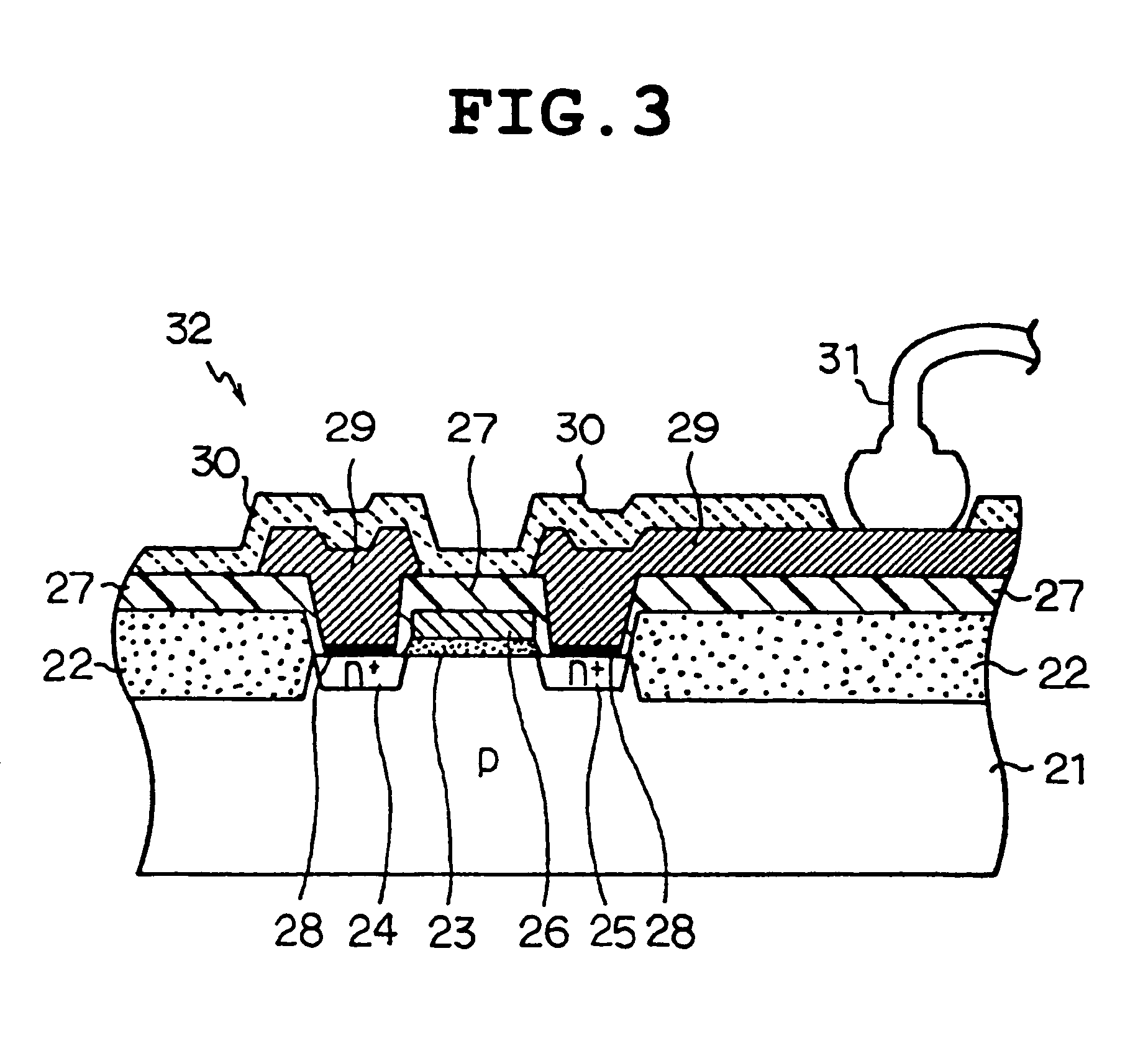 Interconnector line of thin film, sputter target for forming the wiring film and electronic component using the same