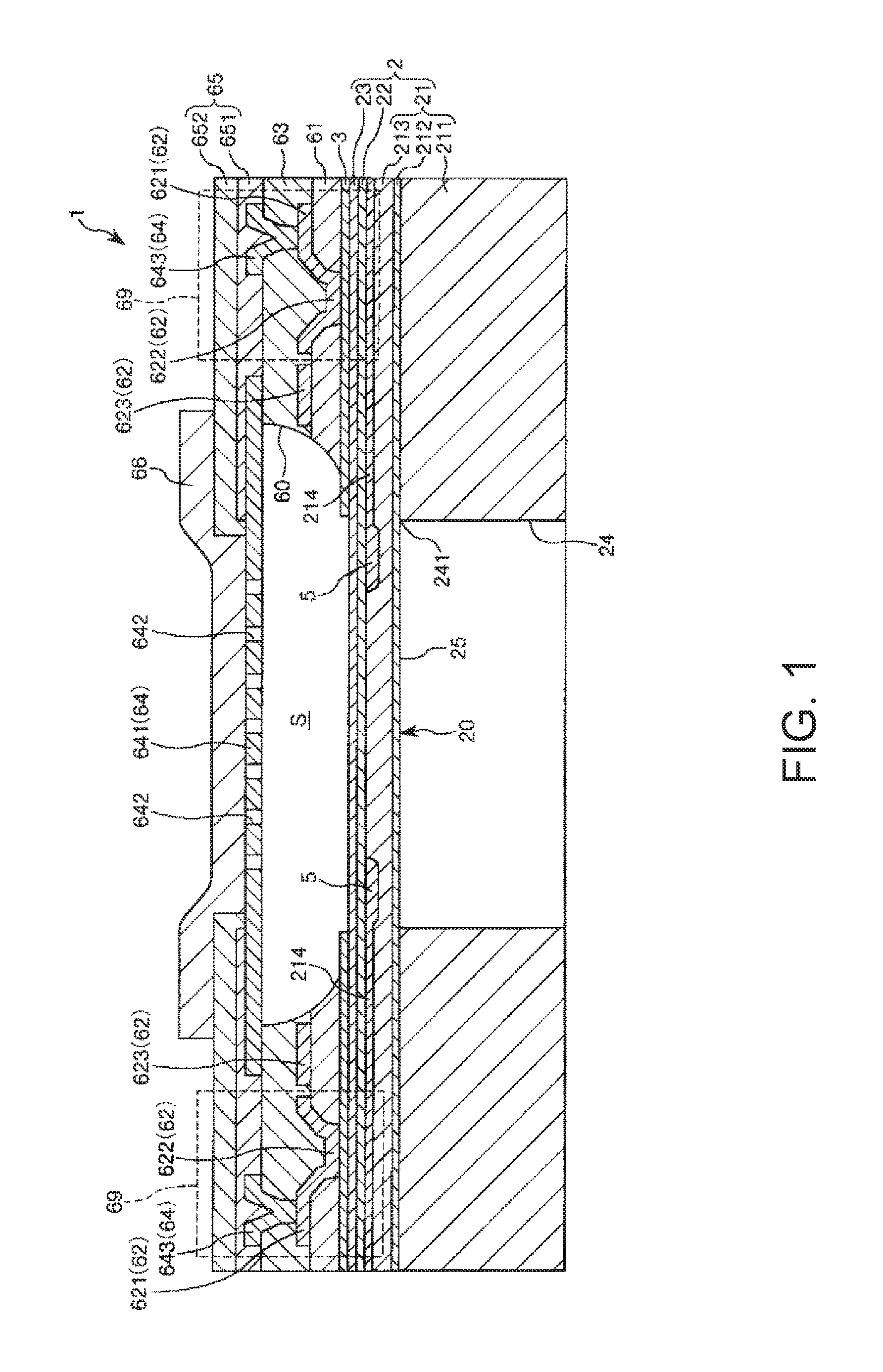 Electronic Device, Pressure Sensor, Altimeter, Electronic Apparatus, and Moving Object