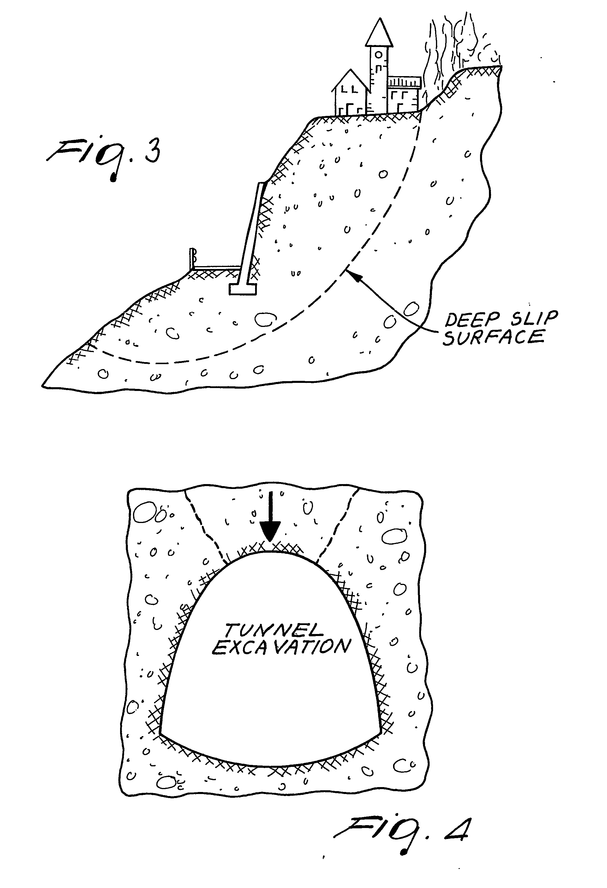 Method for increasing the strength of a volume of soil, particularly for containing and supporting excavation faces