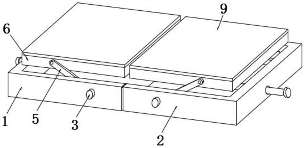 Combined folding keyboard convenient for overall disassembly and cleaning of keys