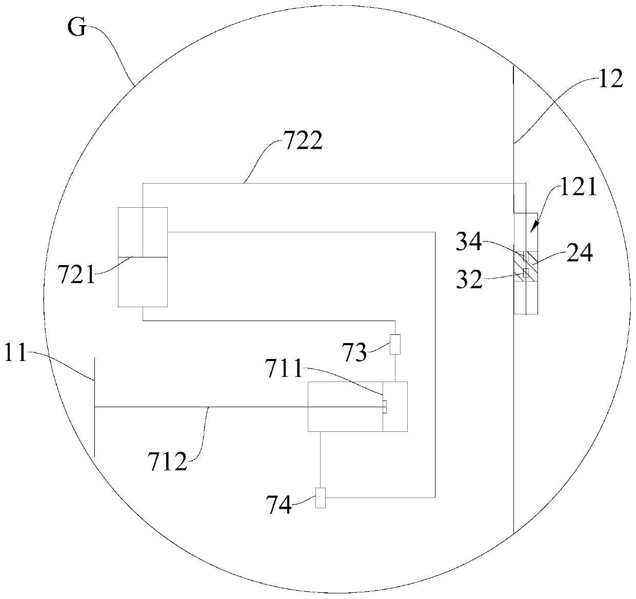 Base-isolation and three-dimensional shock-absorbing structure of double-containment nuclear power station