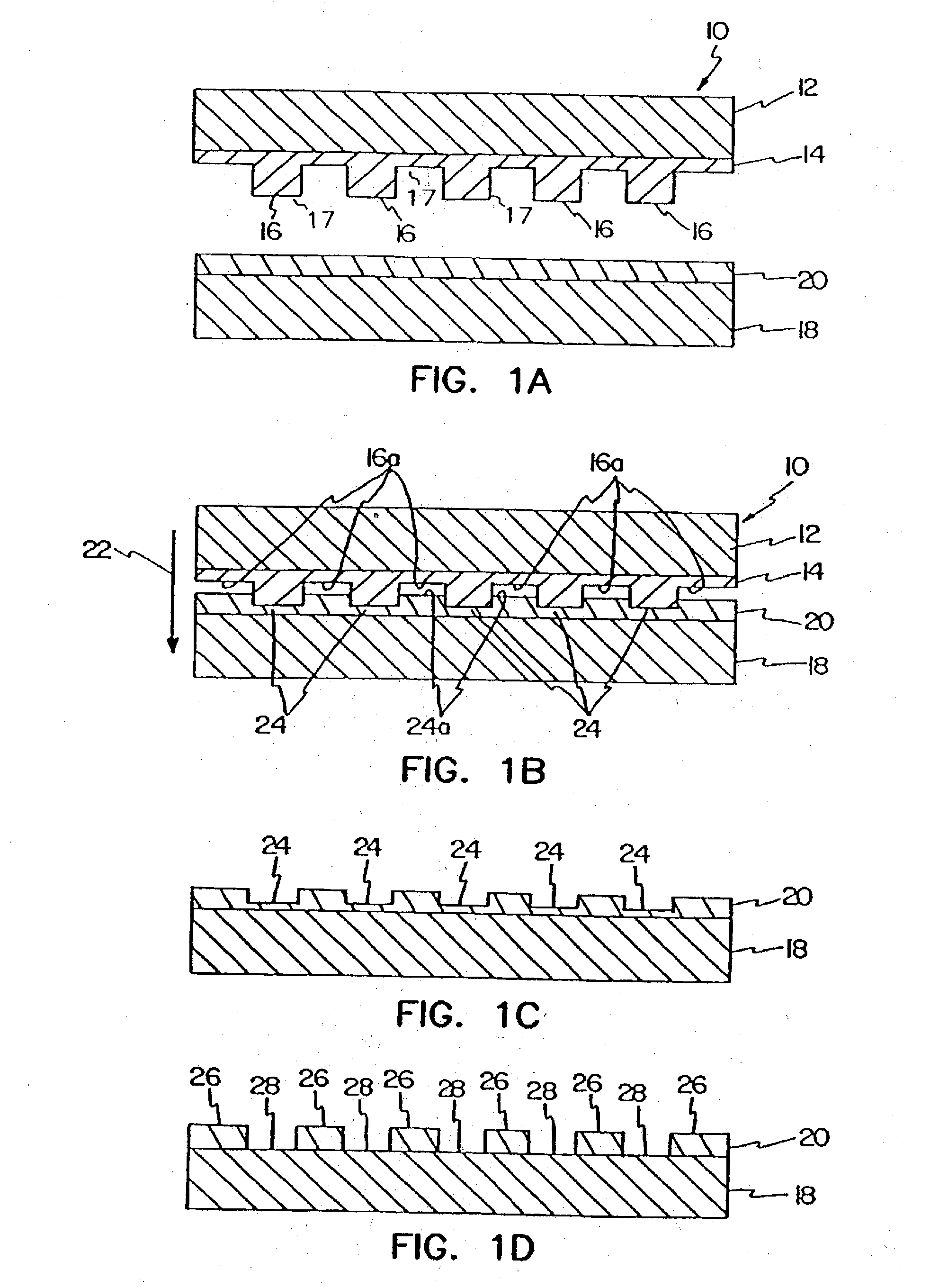 Release surfaces, particularly for use in nanoimprint lithography