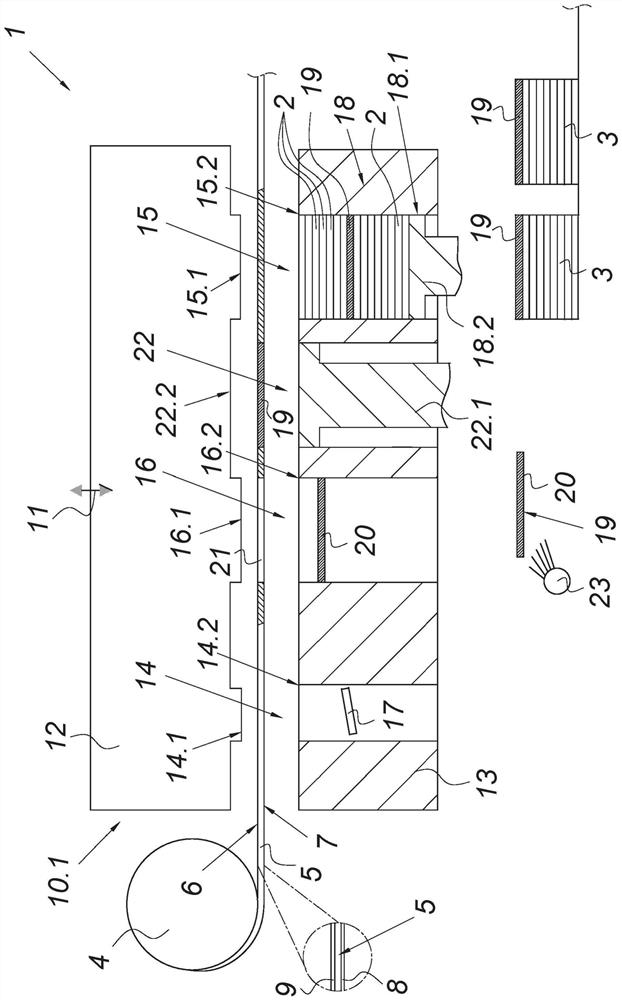 Method for stamping and stacking sheet metal parts into stack