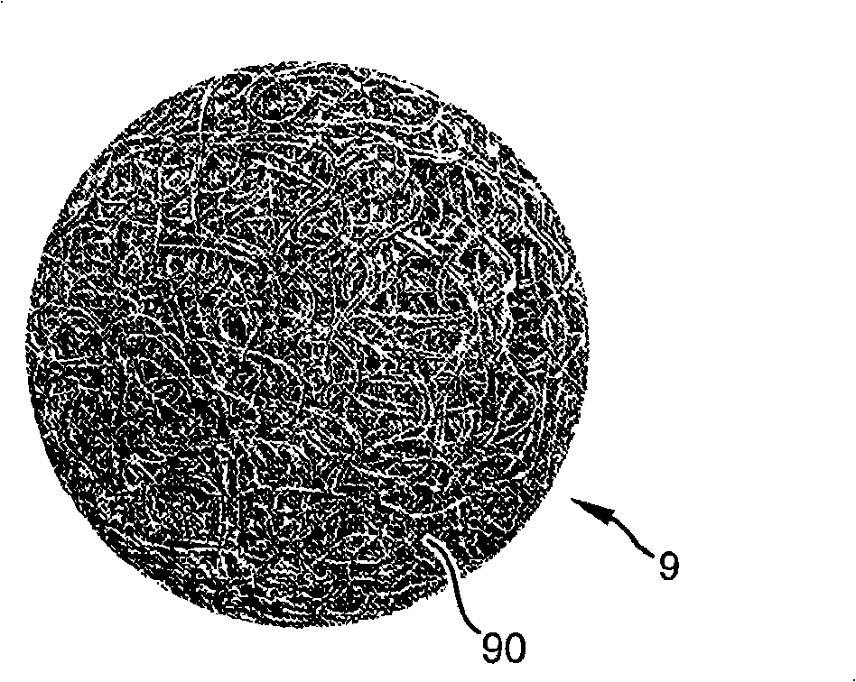 A hybrid type gas generator containing a metal charge