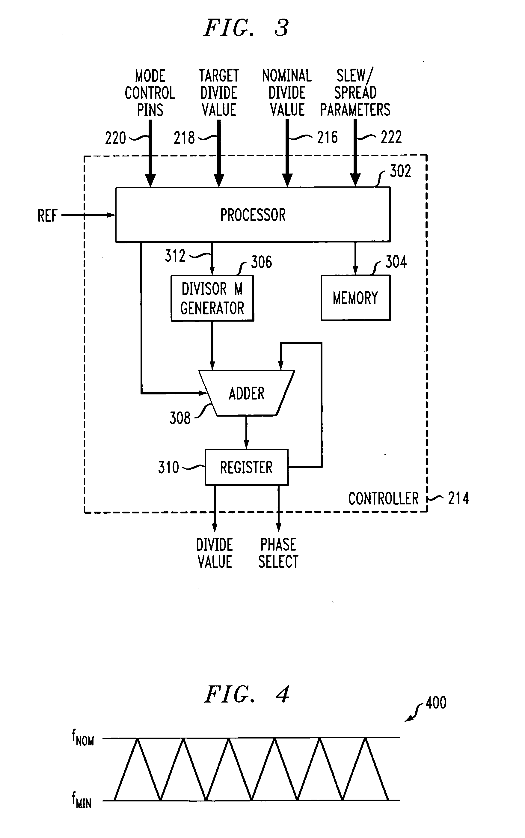 Signal generator with selectable mode control