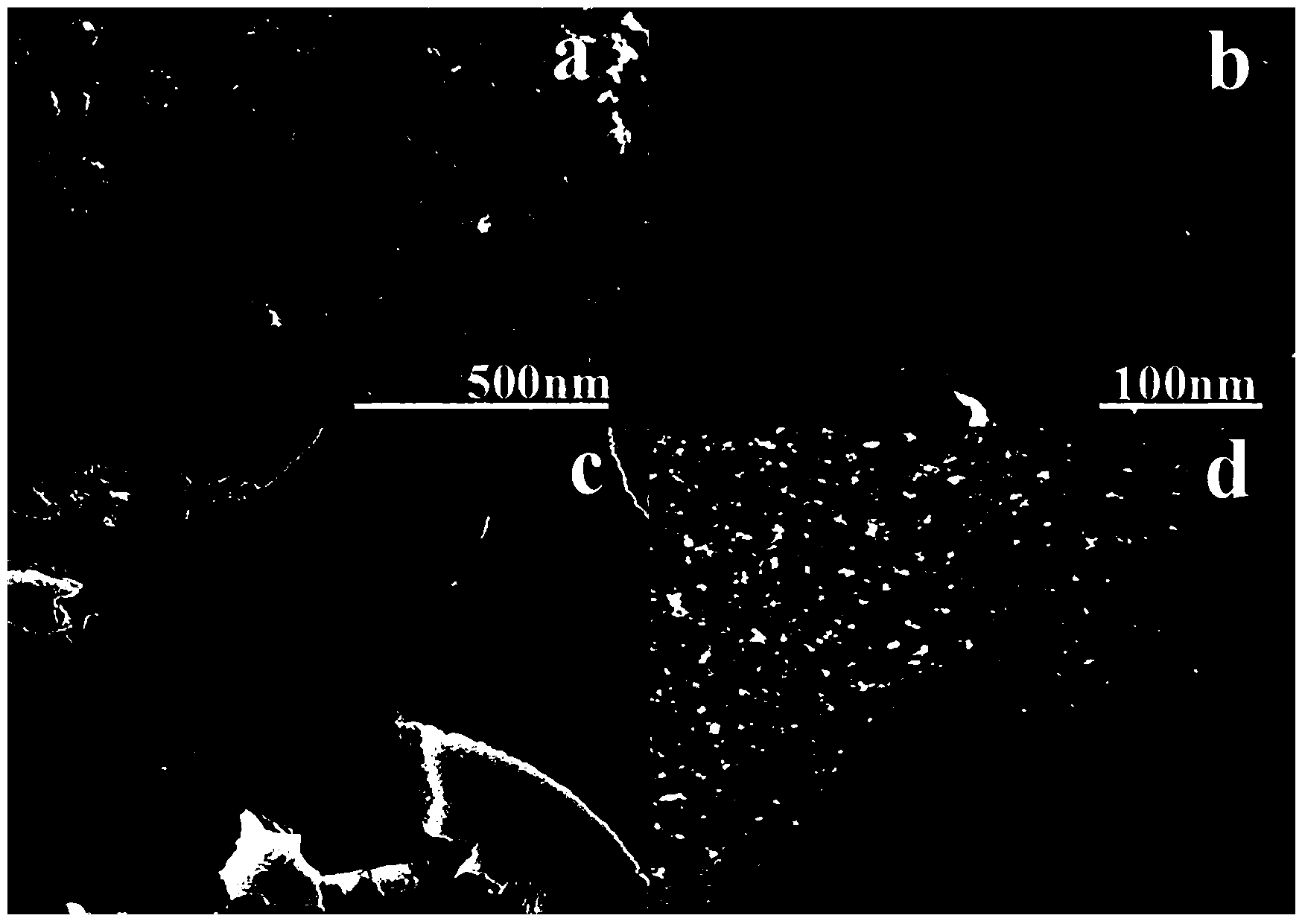 Method for preparing porous activated carbon material from rice bran