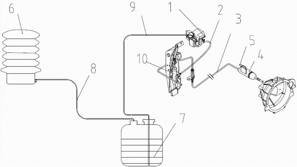 Exhaust gear, clutch hydraulic system exhaust structure and braking hydraulic system exhaust structure