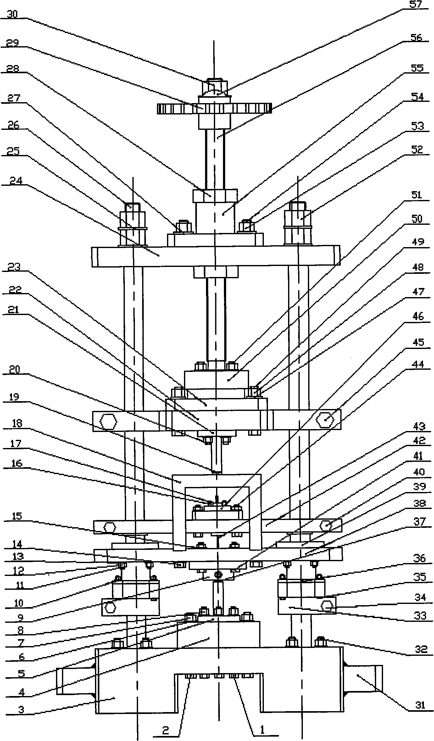 Intelligent experimental bench for driver performance test