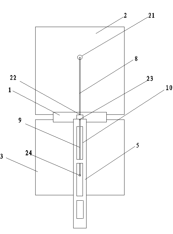 Curvature-variable double parabolic plate rear support moment parallel structure