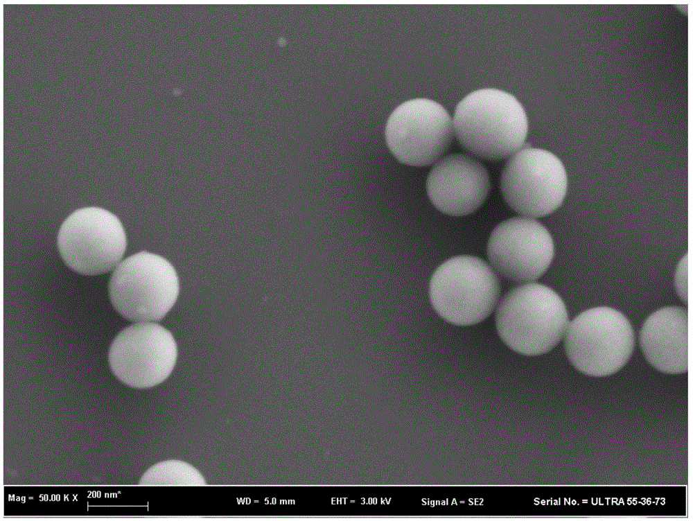 Preparation method of reproducible SiO2/PAM core-shell composite nano antibacterial particles