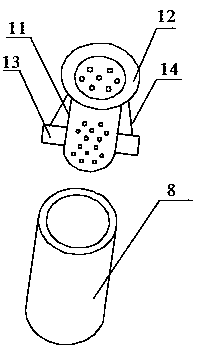 Water permeable brick for sponge city and preparation method thereof