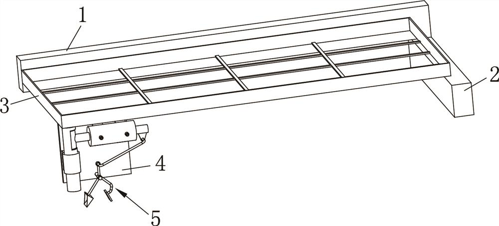 High-efficiency pneumatic interpolation structure of new energy rice transplanter