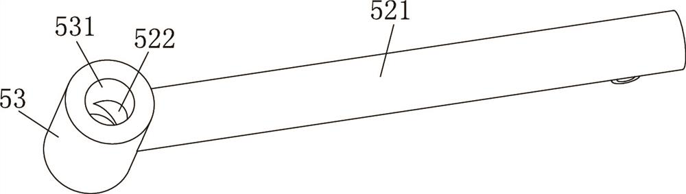 High-efficiency pneumatic interpolation structure of new energy rice transplanter