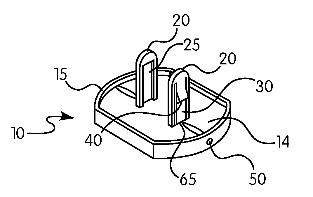 Protective electrical outlet cover having integrated positive locking mechanism