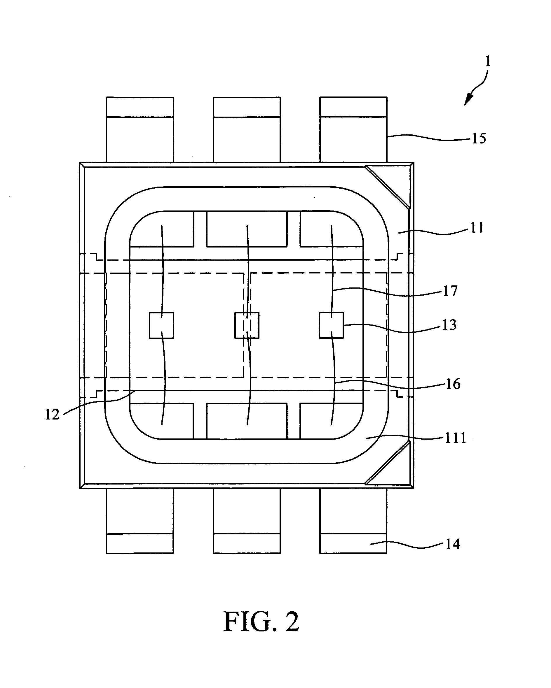 Heat dissipation structure of light-emitting diode