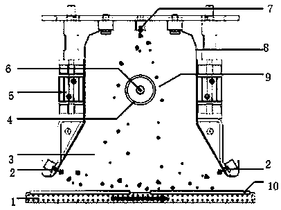 Method for separating deposition film layer from accessory in vacuum coating cavity