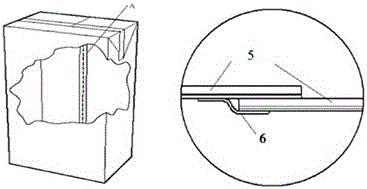 Seven-layer co-extruded film used for hot melting combination and preparation method