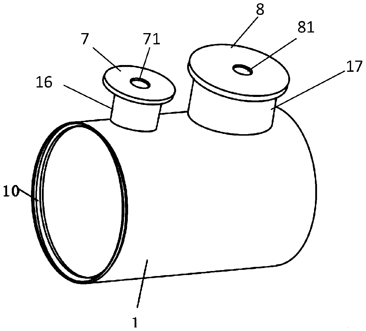 High-temperature superconducting motor and low-temperature holding container thereof