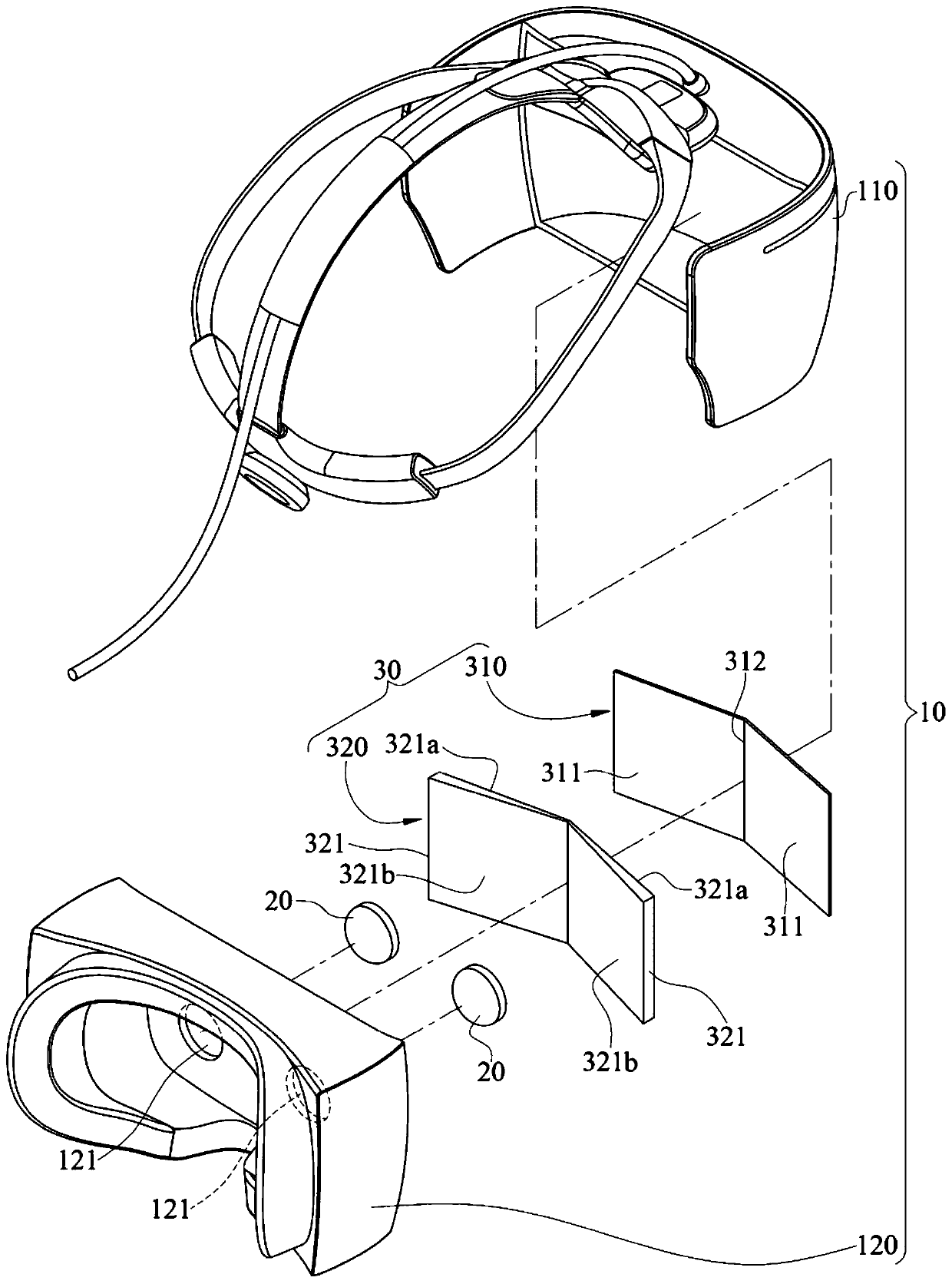 Wearable display device and display module thereof