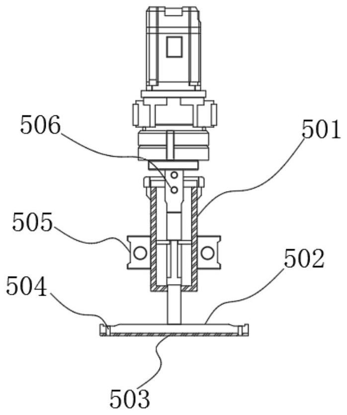 A kind of packing box riveting equipment