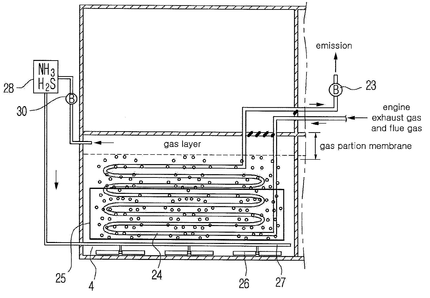 Apartment-shaped anaerobic digester for producing biogas