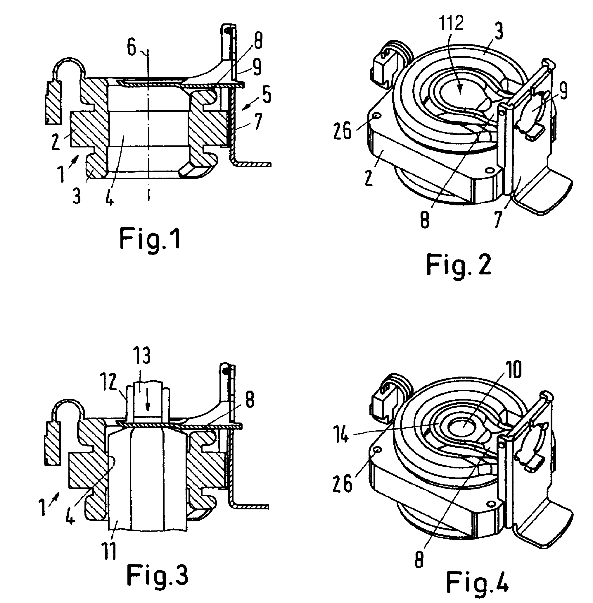 Method for mounting a drive shaft of a compressor