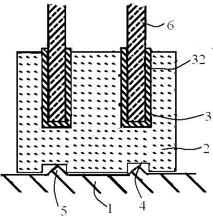 Double-layer glass frame manufactured by foaming fluorocarbon resin and preparation method thereof