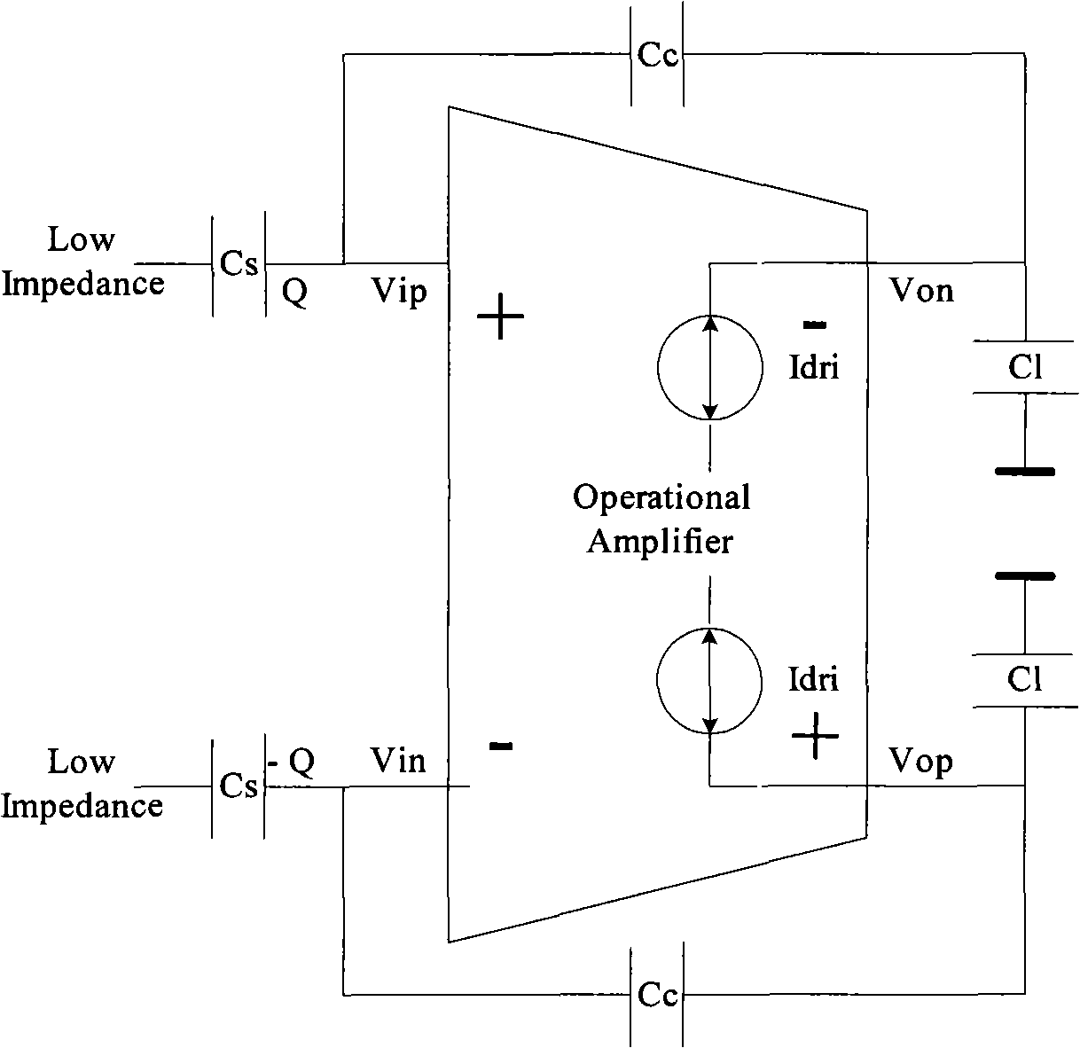 Slew rate intensifier for dynamic CMOS operational amplifier