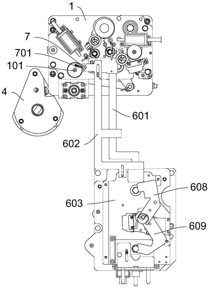 Spring operating mechanism for switch