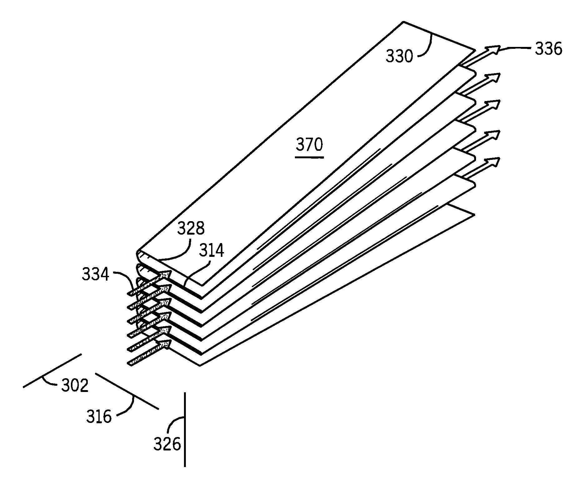 Pleated panel fluid filter